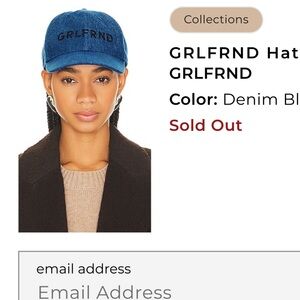GRLFRND Denim Blue Cap